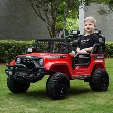 Двухместный детский электромобиль джип M 6270 EBLR-3 (24V) красный, пульт управления фото 37