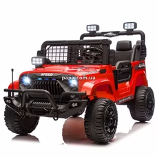 Двухместный детский электромобиль джип M 6270 EBLR-3 (24V) красный, пульт управления фото 63