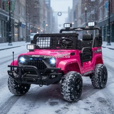 Двухместный детский электромобиль джип M 6270 EBLR-8 (24V) розовый, пульт управления