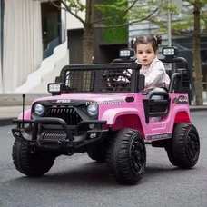 Двухместный детский электромобиль джип M 6270 EBLR-8 (24V) розовый, пульт управления фото 14