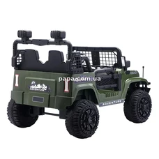 Двухместный детский электромобиль джип M 6270 EBLR-10 (24V) хаки, пульт управления фото 71
