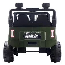 Двухместный детский электромобиль джип M 6270 EBLR-10 (24V) хаки, пульт управления фото 92