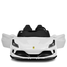 Двухместная детская машина M 6197 EBLR-1 (24V) белая, Ferrari, 2 мотора по 200 Вт фото 31