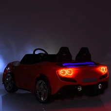 Двухместная детская машина M 6197 EBLR-1 (24V) белая, Ferrari, 2 мотора по 200 Вт фото 22