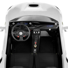 Двухместная детская машина M 6197 EBLR-1 (24V) белая, Ferrari, 2 мотора по 200 Вт фото 20