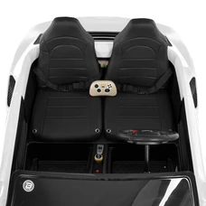 Двухместная детская машина M 6197 EBLR-1 (24V) белая, Ferrari, 2 мотора по 200 Вт фото 32