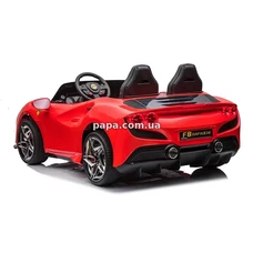Двухместная детская машина M 6197 EBLR-3 (24V) красная, Ferrari, 2 мотора по 200 Вт фото 16