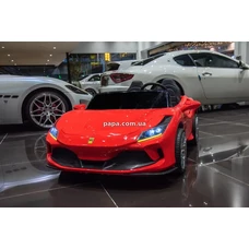 Двухместная детская машина M 6197 EBLR-3 (24V) красная, Ferrari, 2 мотора по 200 Вт фото 54