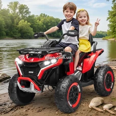 Детский электроквадроцикл M 6272 EBLR-3 (24V) красный, с пультом управления фото 21
