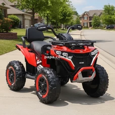 Детский электроквадроцикл M 6272 EBLR-3 (24V) красный, с пультом управления фото 37