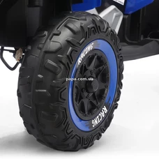 Детский электроквадроцикл M 6272 EBLR-4 (24V) синий, с пультом управления фото 18