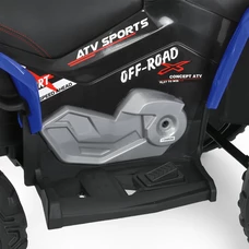 Детский электроквадроцикл M 6272 EBLR-4 (24V) синий, с пультом управления фото 15