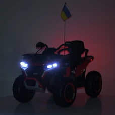 Детский электроквадроцикл M 6272 EBLR-4 (24V) синий, с пультом управления фото 28