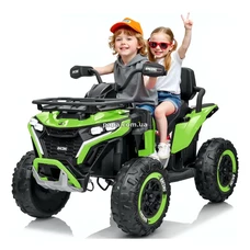 Детский электроквадроцикл M 6272 EBLR-5 (24V) зеленый, с пультом управления фото 11