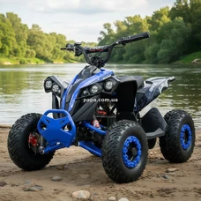 Квадроцикл на аккумуляторе Prof1 HB-EATV 1200Q-4ST, мотор 120W, синий фото 14