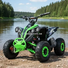 Квадроцикл на аккумуляторе Prof1 HB-EATV 1200Q-5ST, мотор 120W, зеленый фото 14