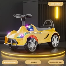 Детская каталка - толокар M 6299-12 Bambi, светятся фары, музыка, голубая фото 63