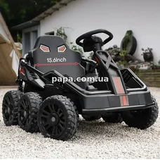 Детский электрокарт M 5765 EBLR-2 черный, 4 мотора 35W фото 37