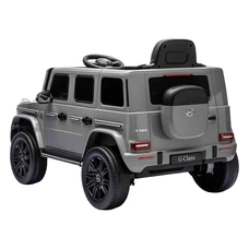 Детский электромобиль JJ2580EBLR-11(24V) серый Mercedes с EVA колесами фото 21