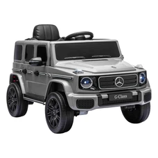 Детский электромобиль JJ2580EBLR-11(24V) серый Mercedes с EVA колесами фото 54