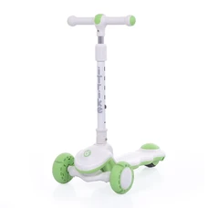 Трехколесный самокат iTrike JR3-196-G зеленый с подсветкой колес