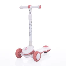 Трехколесный самокат iTrike JR3-196-P розовый с подсветкой колес