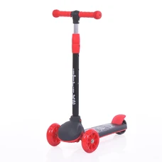 Трехколесный самокат iTrike JR3-198-Black черный с подсветкой колес