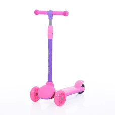 Трехколесный самокат iTrike JR3-198-Black черный с подсветкой колес фото 14