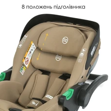 Автокресло El Camino i-Fix+ ME 1110 Moon Black, фото 4