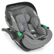 Автокресло El Camino i-Fix+ ME 1110 Simply Gray серое бебикокон i-Size R129 фото 16
