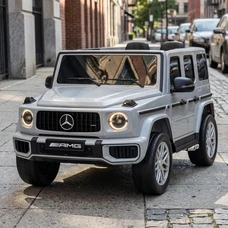 Детский электромобиль M 6544EBLR-11(24V) серый Mercedes с двумя моторами по 200W