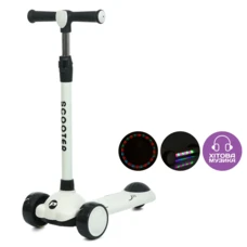 Детский трехколесный самокат JR3-129-B черный iTrike Mini