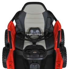 Детский электрокарт M 5765 EBLR-3 красный, 4 мотора 35W фото 15