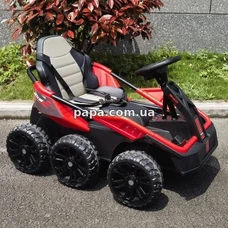 Детский электрокарт M 5765 EBLR-3 красный, 4 мотора 35W фото 21