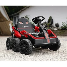 Детский электрокарт M 5765 EBLR-3 красный, 4 мотора 35W фото 37