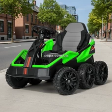 Детский электрокарт M 5765 EBLR-5 зеленый, 4 мотора 35W