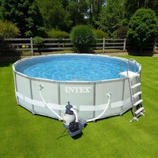 Intex 28334, каркасный бассейн, 549 х 132 см., песочный фильтр-насос, хлоргенератор фото 37