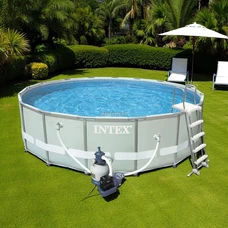 Intex 28332, каркасный бассейн, 549 х 132 см., песочный фильтр-насос, тент фото 54