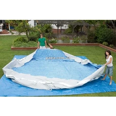 Intex 28332, каркасный бассейн, 549 х 132 см., песочный фильтр-насос, тент фото 92