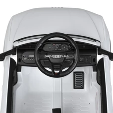 Детский электромобиль Audi M 5899 EBLR-1 белый, мягкое сиденье фото 16