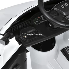 Детский электромобиль Audi M 5899 EBLR-1 белый, мягкое сиденье фото 31