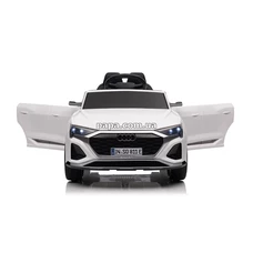 Детский электромобиль Audi M 5899 EBLR-1 белый, мягкое сиденье фото 18