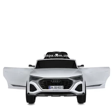 Детский электромобиль Audi M 5899 EBLR-1 белый, мягкое сиденье фото 63