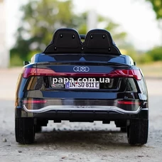 Детский электромобиль Audi M 5899 EBLR-2 черный, мягкое сиденье фото 54