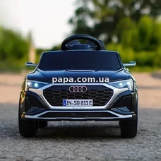 Детский электромобиль Audi M 5899 EBLR-2 черный, мягкое сиденье фото 63