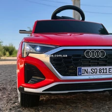 Детский электромобиль Audi M 5899 EBLR-3 красный, мягкое сиденье фото 18