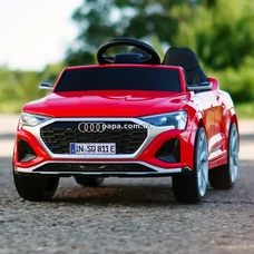 Детский электромобиль Audi M 5899 EBLR-3 красный, мягкое сиденье фото 37