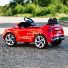 Детский электромобиль Audi M 5899 EBLR-3 красный, мягкое сиденье фото 92