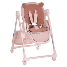 Стульчик для кормления ME 1037 Bear Pink, фото 1