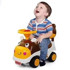 Детский беговел - толокар Tilly BB-0013 Brown, коричневый, свет, музыка фото 41